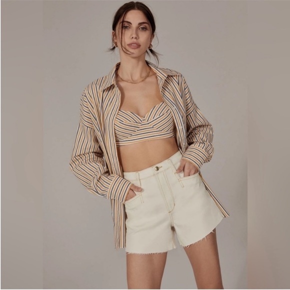 Favorite Daughter THE JORDIE High RISE SHORT Topanga Size 27 - Picture 1 of 11
